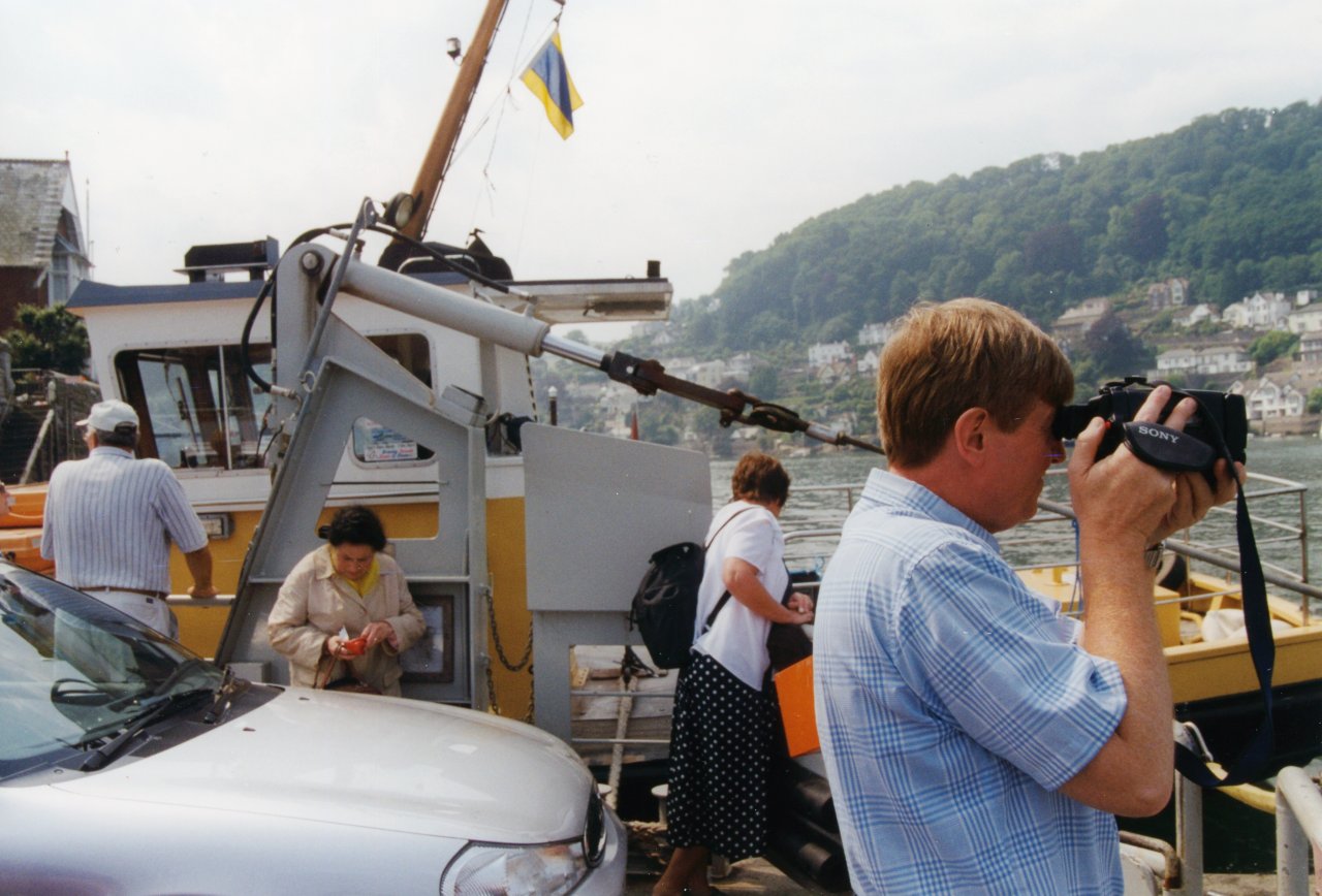 AandM crossing River Dart via Ferry 7-10-99 2